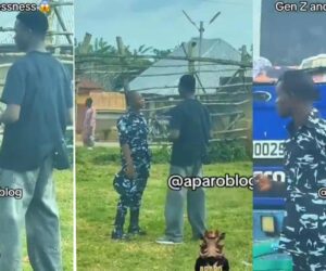 Man boldly shoots his shot at female officer in viral video