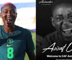 Asisat Oshoala appointed CAF goodwill ambassador