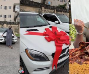 Food critic Opeyemi Famakin celebrates new multimillion-naira Benz