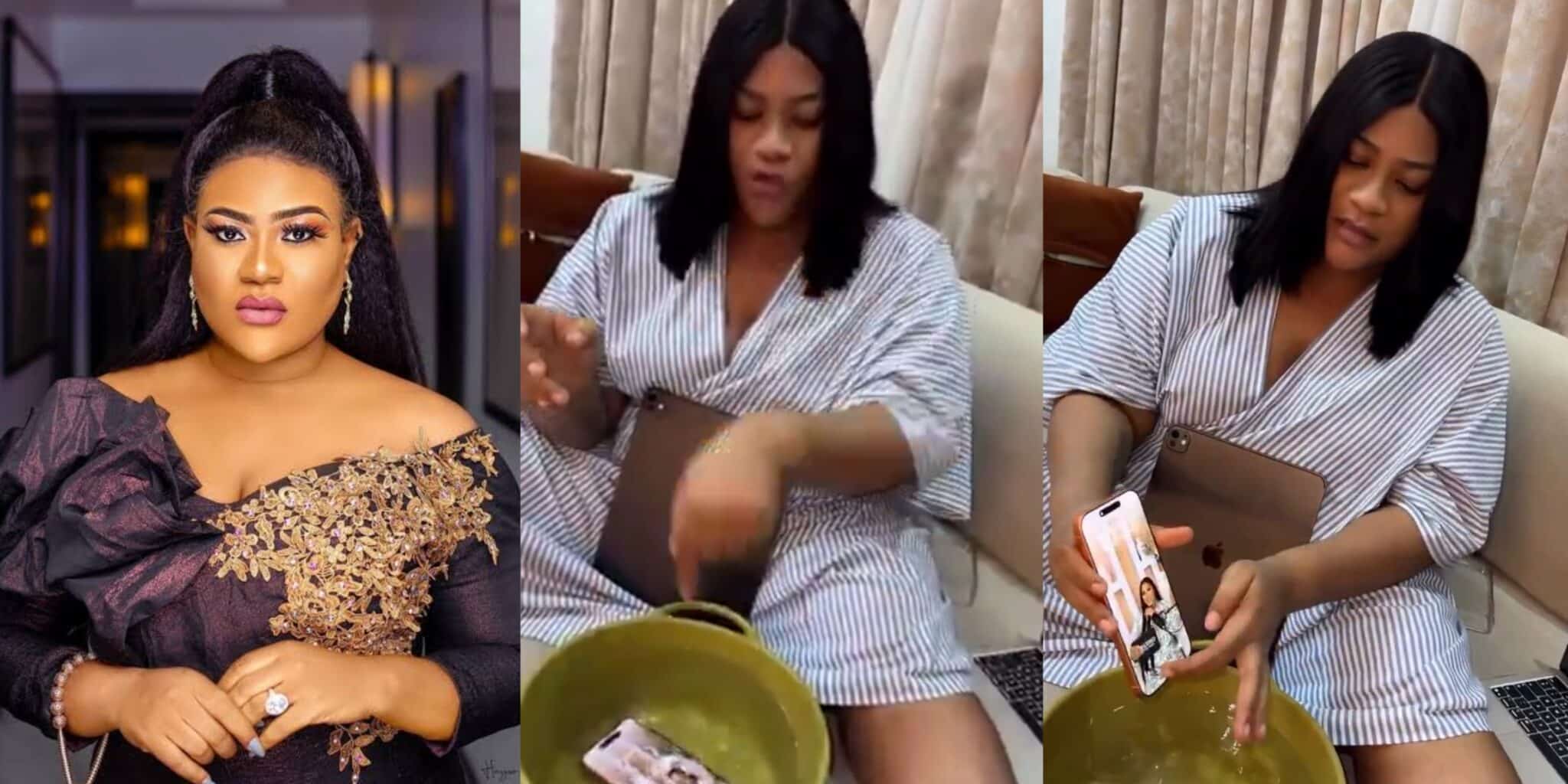 Nkechi drops 3m iPhone 17 in water to prove it’s real