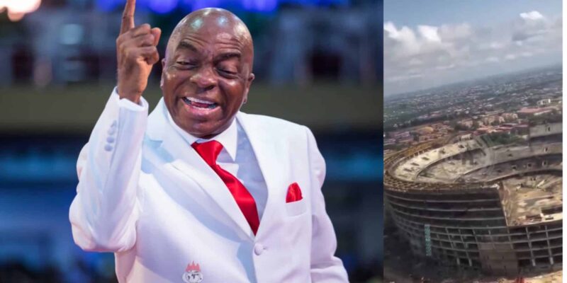 Bishop Oyedepo rejoices as 100k-capacity Ark auditorium nears completion