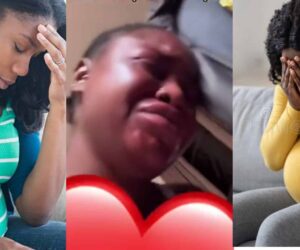“God please heal me” – Nigerian lady breaks down in tears after experiencing painful first trimester