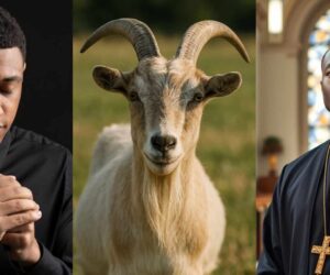 Pastor sparks reactions after burning goat during church ritual
