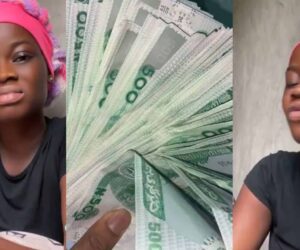 Lady laments after man sends her exactly ₦500 she begged for, with receipt attached