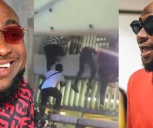 Chaos erupts at Davido’s concert as fans scale gates to force entry