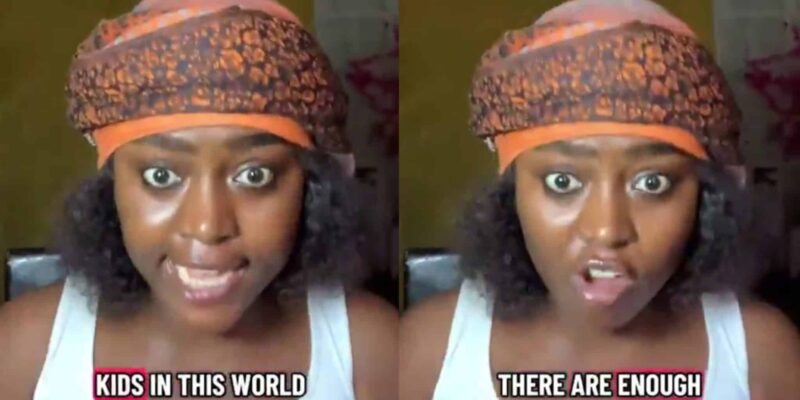 ‘Women shouldn’t give birth to kids anymore, the world is overpopulated’— Lady says