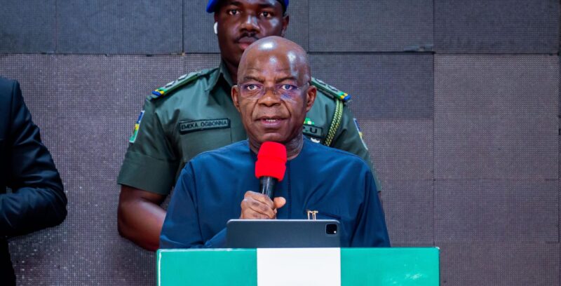 Otti flags off Umuahia-Ikot Ekpene Road rehabilitation, vows to deliver project