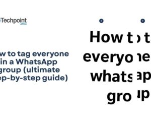 How to tag everyone in a WhatsApp group (ultimate step-by-step guide)