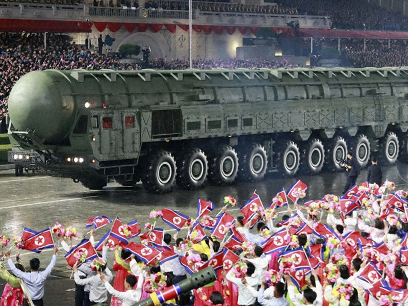North Korea Unveils ‘Most Powerful’ Hwasong-20 ICBM at Military Parade Attended by Kim Jong Un and Russian Envoy