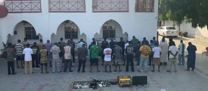 EFCC Arrests 42 Suspected Internet Fraudsters In Yobe