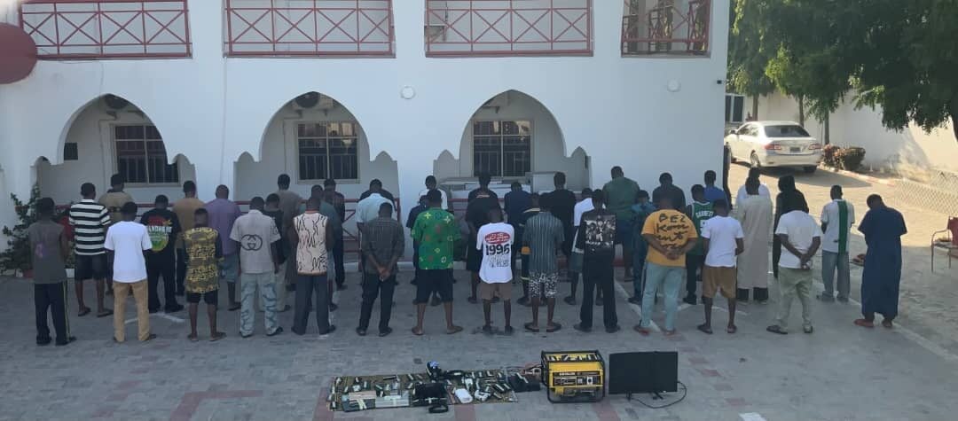 EFCC Arrests 42 Suspected Internet Fraudsters In Yobe
