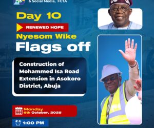 Wike Continues Projects Construction Flag-Off With Mohammed Isa Road Extension