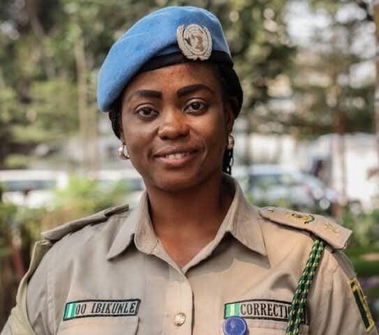 UN Recognises NCoS Officer Olukemi Ibikunle For Groundbreaking Prison Reforms In Congo