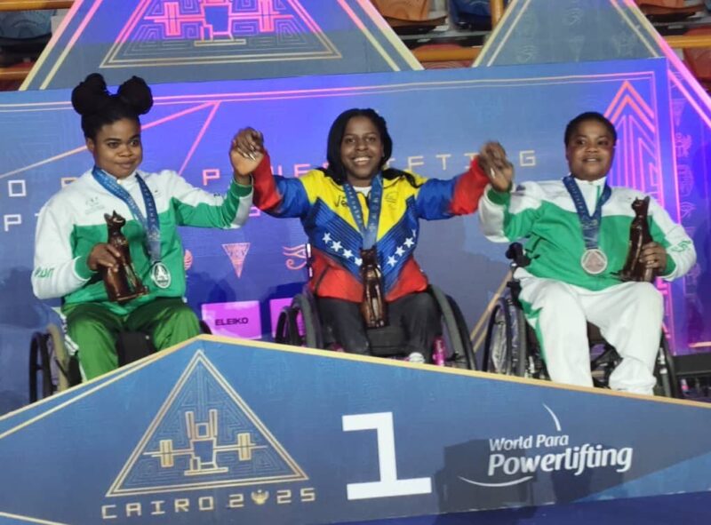 Nigerians win medals as 2025 World Para Powerlifting Championships get underway in Cairo