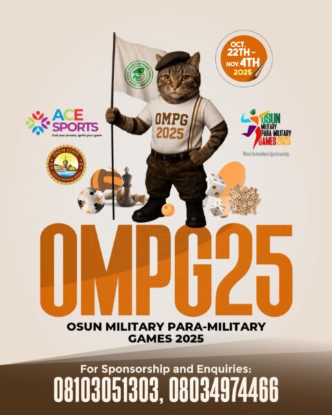 Organisers Shift Osun Military, Paramilitary Games By One Week