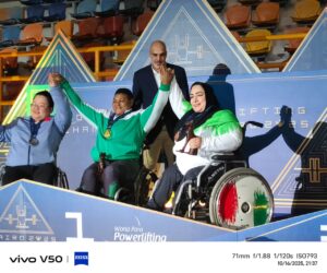 Nigeria’s Folashade Oluwafemiayo sets new African, World record in 2025 Para Powerlifting Championship