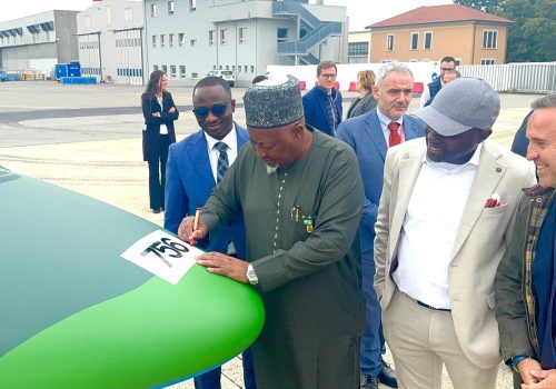 Badaru inspects production of NAF helicopters, fighter jets in Italy 