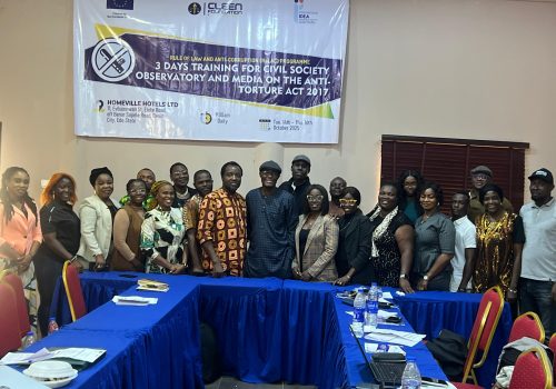 Anti-torture act: Foundation trains journalists, CSOs on awareness creation