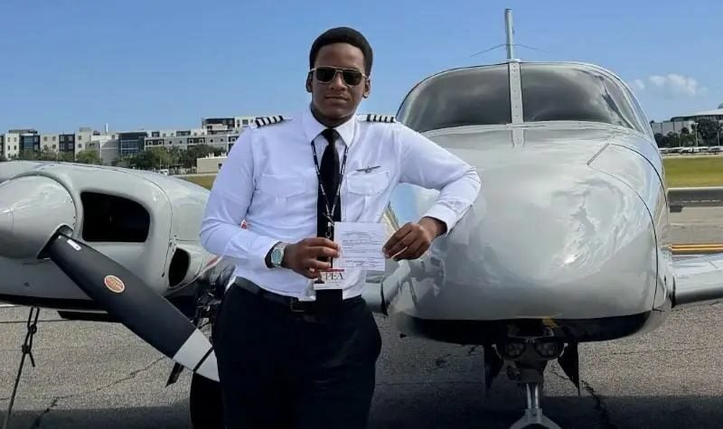 18-yr-old Aminu Sani Becomes Nigeria’s Youngest Licensed Commercial Pilot