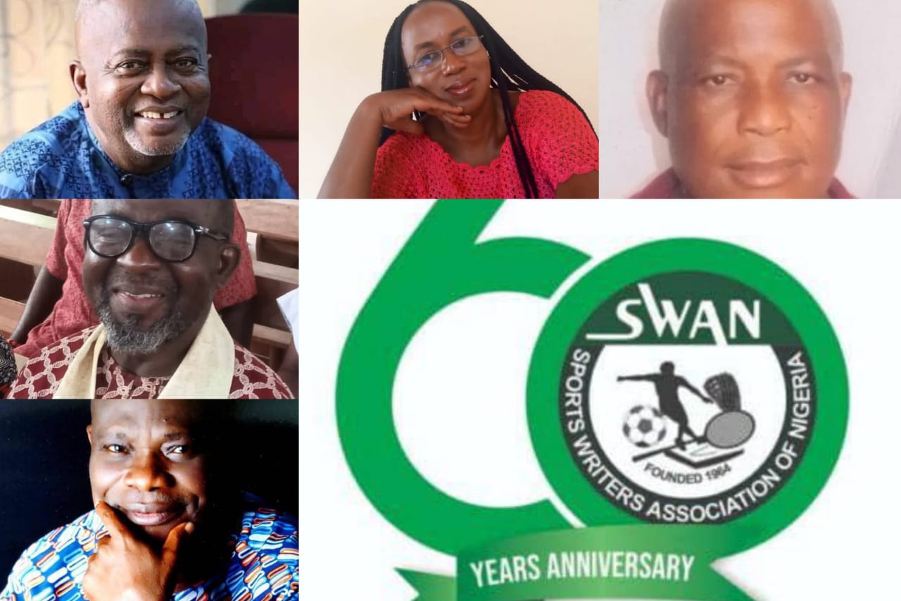 Nezianya, Odikpo, Balepo, Ndukuba, Chukwuleta for SWAN @60 veterans’ awards