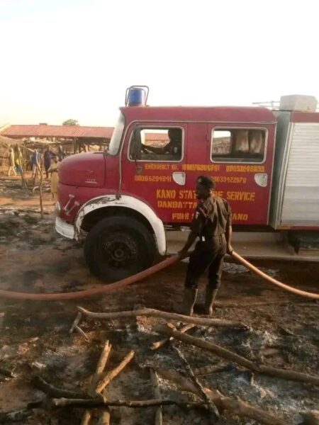 Fire Razes Over 500 Stalls In Kano Market