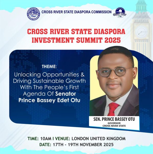 Cross River To Host Global Investment Summit In London, Targets Diaspora, Foreign Investors