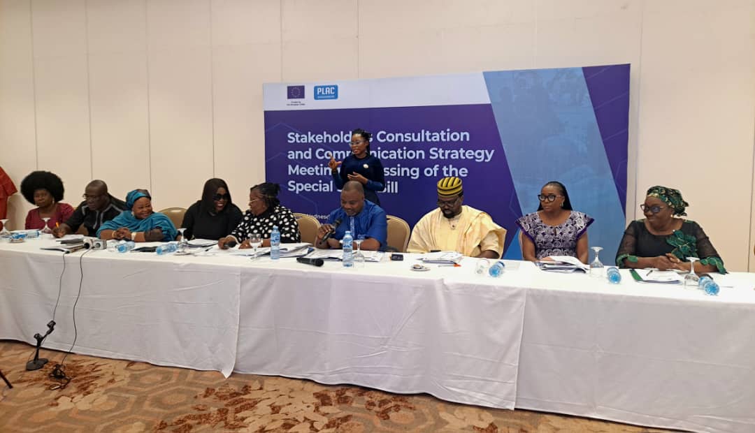 Special Seats Bill Not Sponsored By International Partners – PLAC