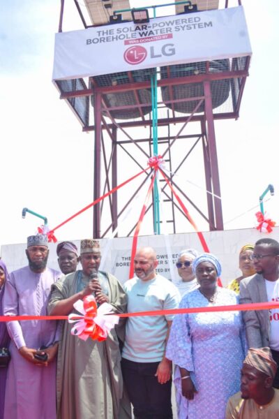 LG Electronics Expands Clean Water Access With Solar-Powered Borehole, Free Mobile Laundry In Ilorin