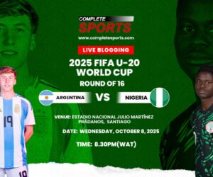 Argentina vs Nigeria Live Blogging – Chile 2025 FIFA U-20 World Cup Round Of 16 Match