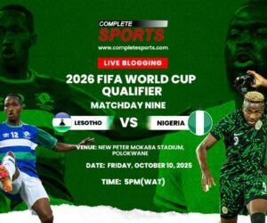 Lesotho vs Nigeria Live Blogging – 2026 FIFA World Cup Qualifier: Group C Matchday 9