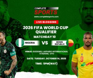 Nigeria vs Benin Republic Live Blogging – 2026 World Cup Qualifier