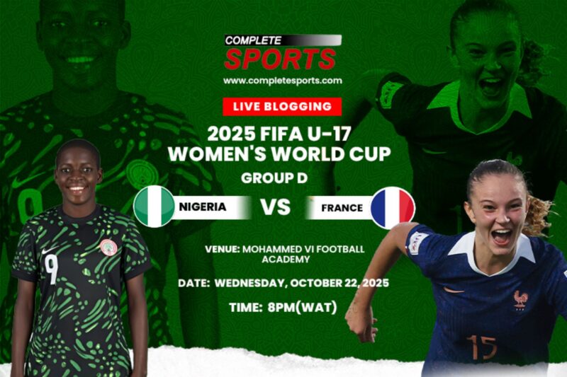 Nigeria Vs France Live Blogging – Morocco 2025 FIFA U-17 Women’s World Cup: Group D Matchday 2