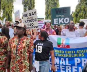 APC guber primary: Women protest in Abuja, reject consensus in Ekiti