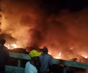 Fire Destroys 26 Shops In Lagos Market