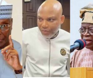 Atiku urges Tinubu, FG to release Nnamdi Kanu immediately