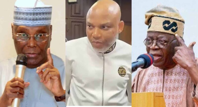 Atiku urges Tinubu, FG to release Nnamdi Kanu immediately