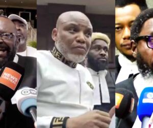 Drama in court as Nnamdi Kanu sacks his lawyers, opts to defend himself