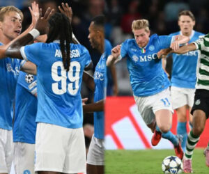 Man United loanee Hojlund bags brace as Napoli edge Sporting 2-1