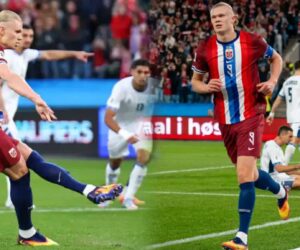 Haaland misses two penalties but still bags hat-trick as Norway thrash Israel