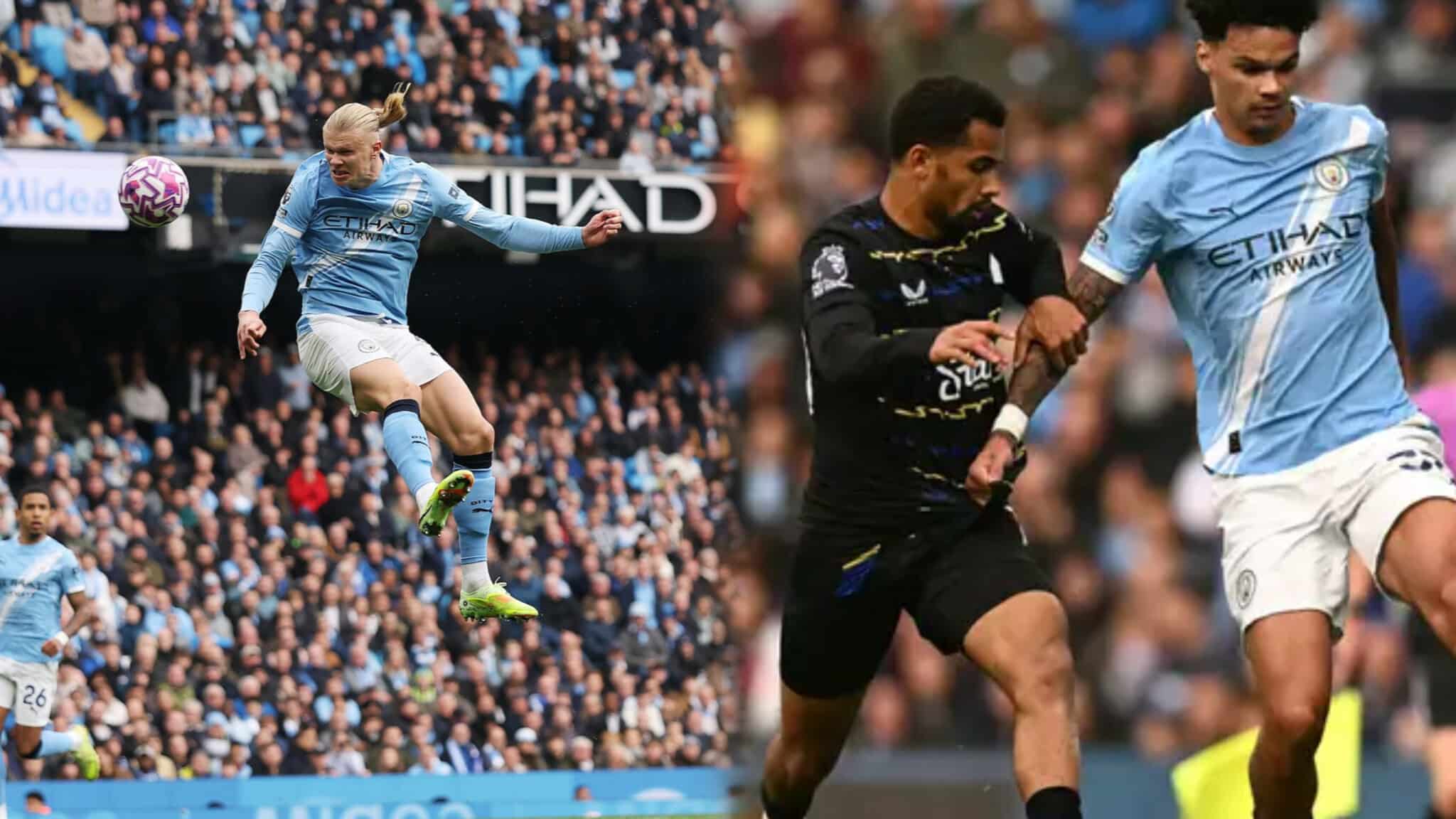 Haaland brace fires Manchester City past Everton