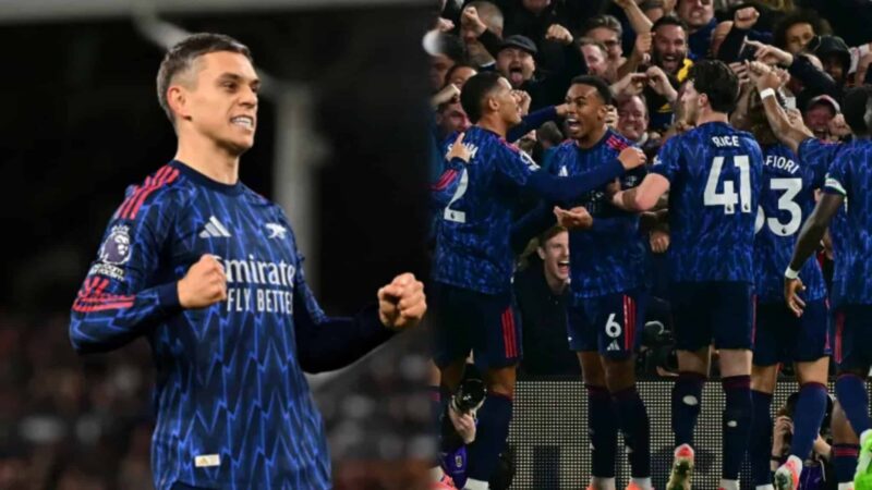 Trossard strike sends Arsenal three points clear at top