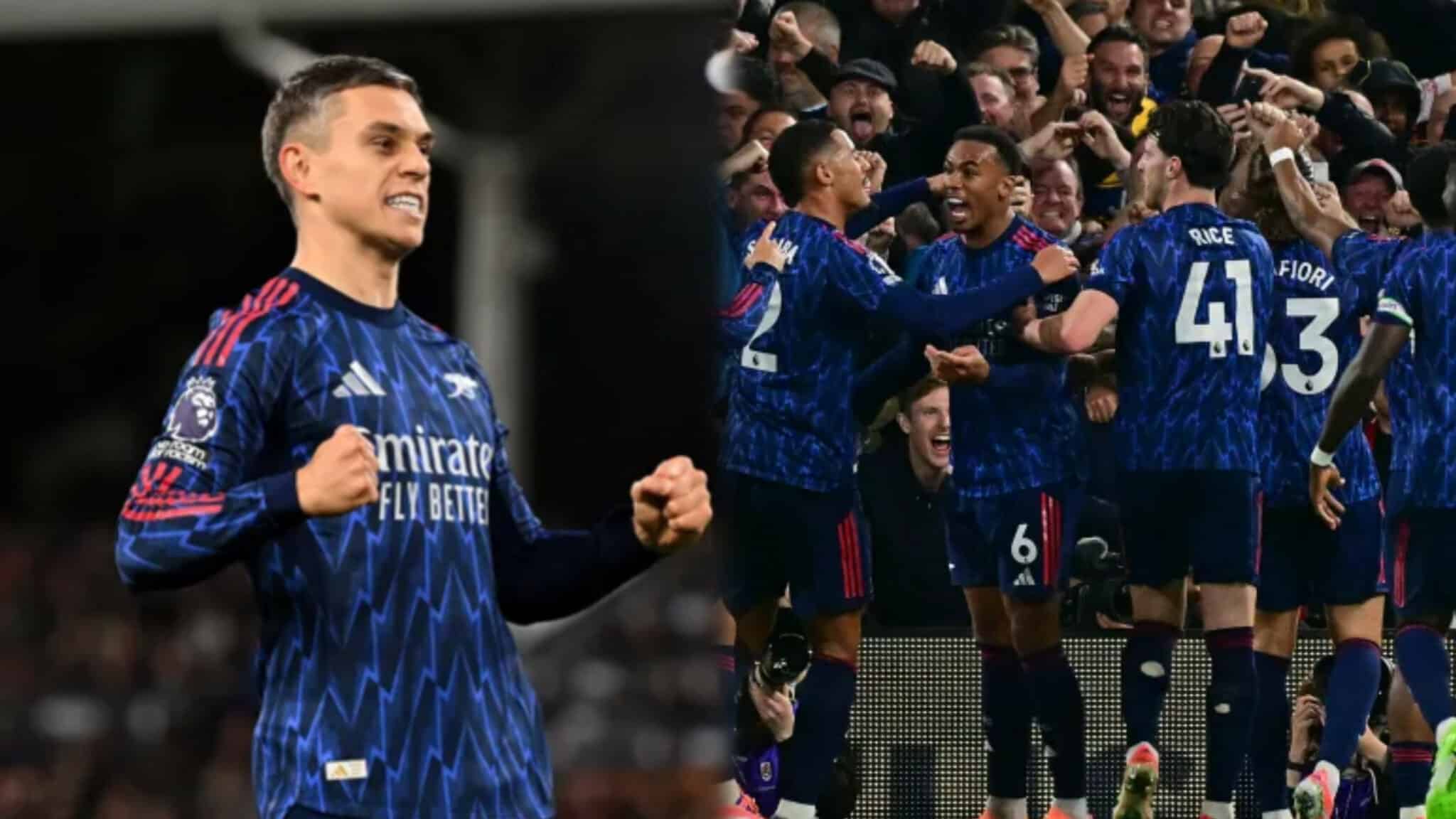 Trossard strike sends Arsenal three points clear at top