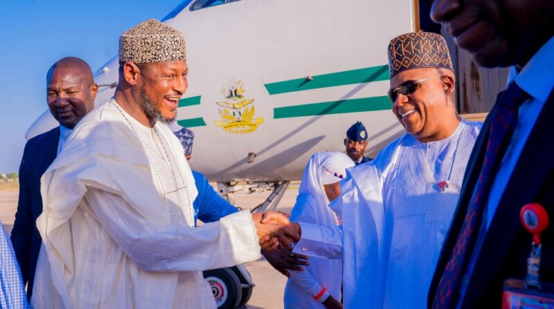 Shettima arrives Katsina for two-day working visit