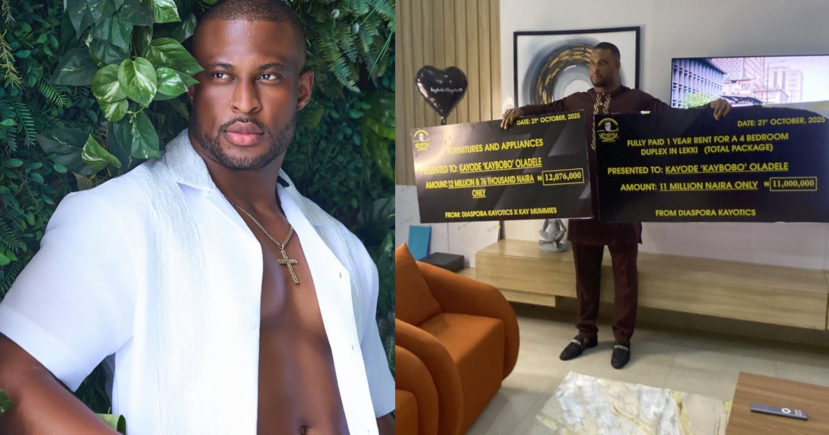 Kaybobo fans gift him Lekki duplex, N4M cash, an iPhone 17 Pro Max, and more