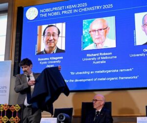 Kitagawa, Robson and Yaghi Win Nobel Prize in Chemistry for Metal Organic Frameworks Breakthrough