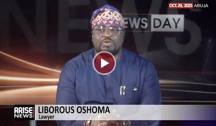 Liborous Oshoma: INEC Must Prosecute Electoral Offenders, Not Just Defend Petitions – Arise News