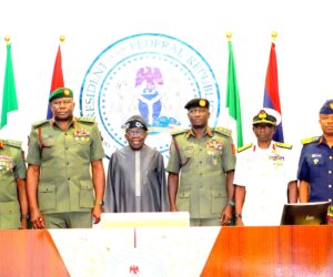 Clear New Security Threats Now, Tinubu Tells Service Chiefs