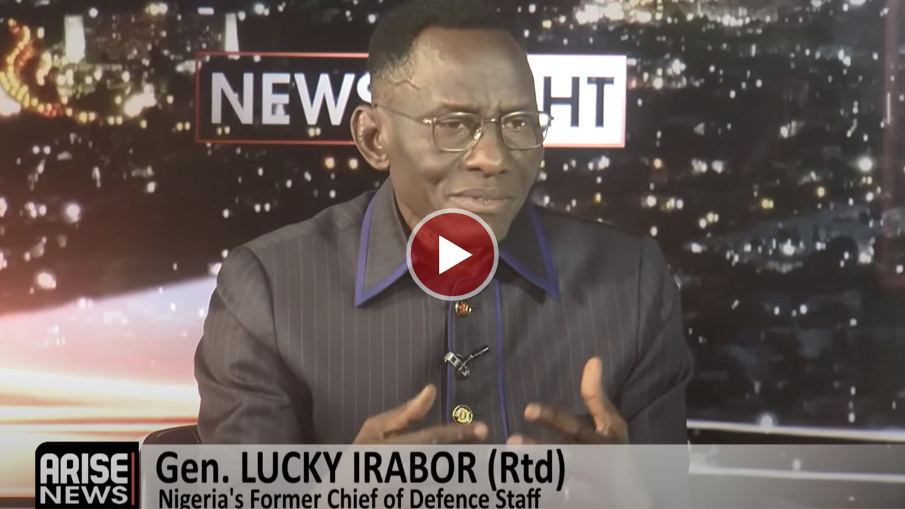 Lucky Irabor: Boko Haram War Needs Political Ownership, Not Just Military Might