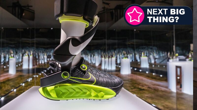Fancy an e-bike for your feet? These radical Nike robo-shoes are the world’s first ‘powered footwear’