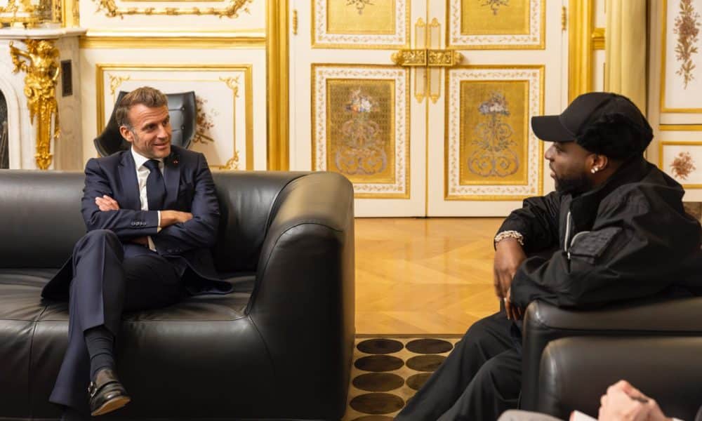 Davido Meets Macron, Hints At Shared Vision For Global Change